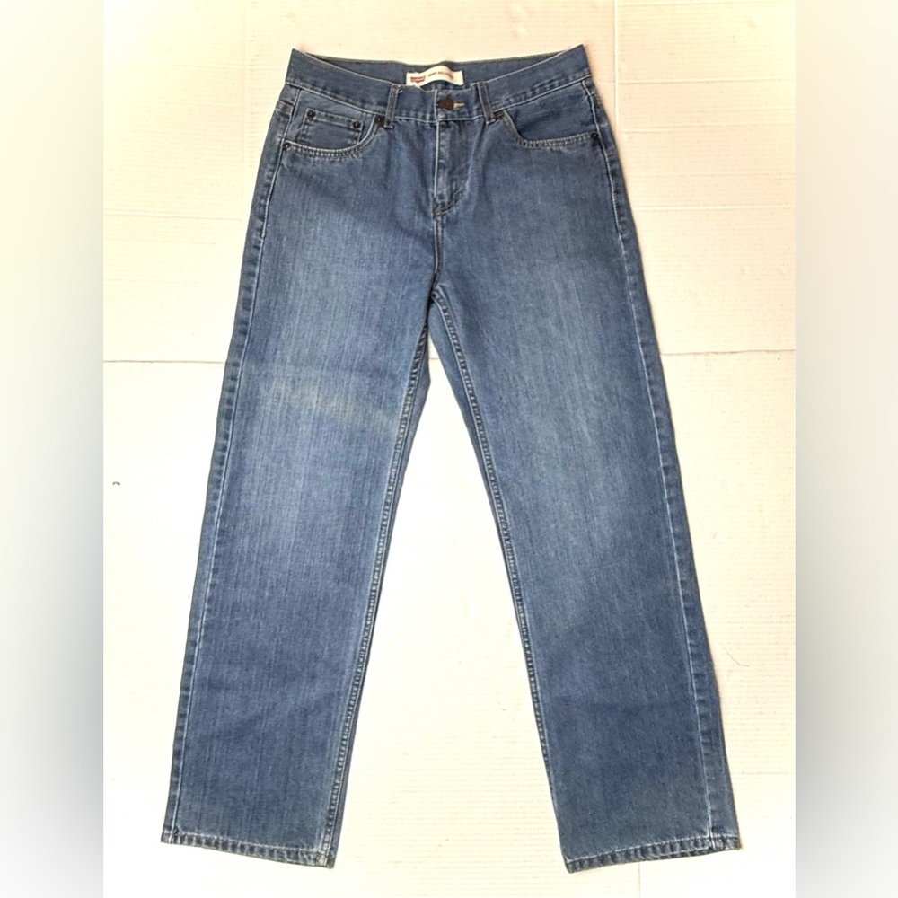 Levis 550 Relaxed‎ Women’s 20 Regular Blue Denim Jeans 30x30 Cotton Straight Leg - Picture 2 of 10